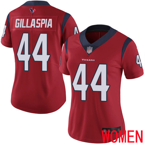Houston Texans Limited Red Women Cullen Gillaspia Alternate Jersey NFL Football #44 Vapor Untouchable->houston texans->NFL Jersey